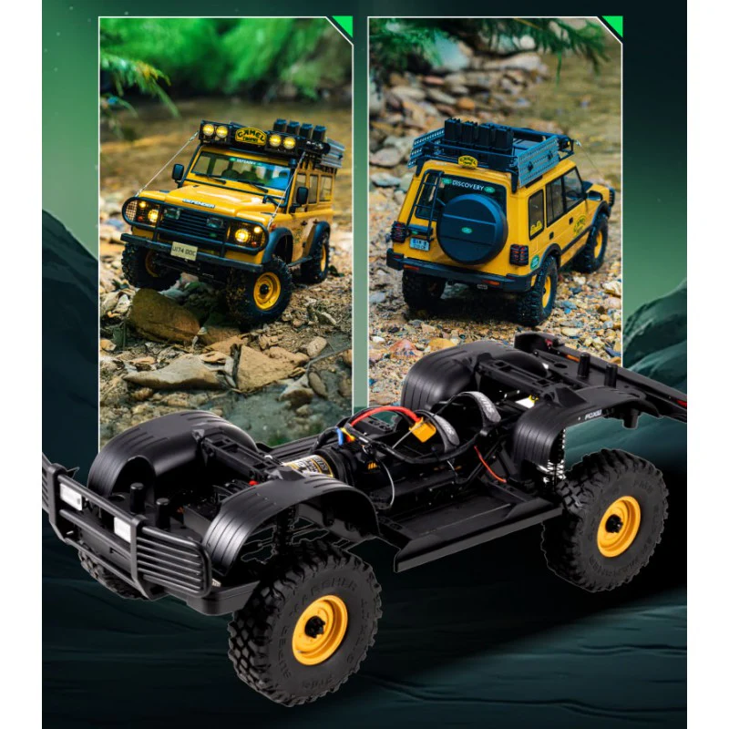 Crawler FMS 1/10 Land Rover Defender 110 FCX10 Scaler ARTR kit (RS) FMS11045RS - Image 7