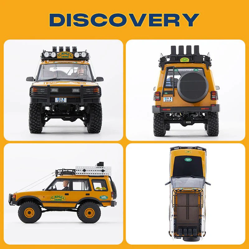 Crawler FMS 1/10 Land Rover Discovery 1st-Gen FCX10 Scaler ARTR kit (RS) FMS11043RS - Image 6