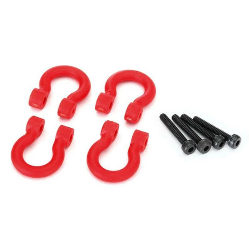 Crochets de pare chocs rouge (x4) - Traxxas 8234R