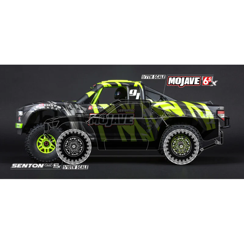 Desert Truck ARRMA Mojave 6S V2 4WD BLX 1/7 RTR - ARA7604V2T1 - Image 5