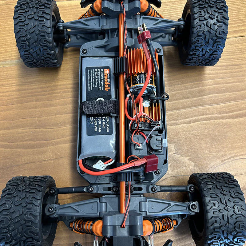 DF Models FighterTruggy Tout Terrain RTR 1/16 vitesse 45km/h 3135 - Image 5