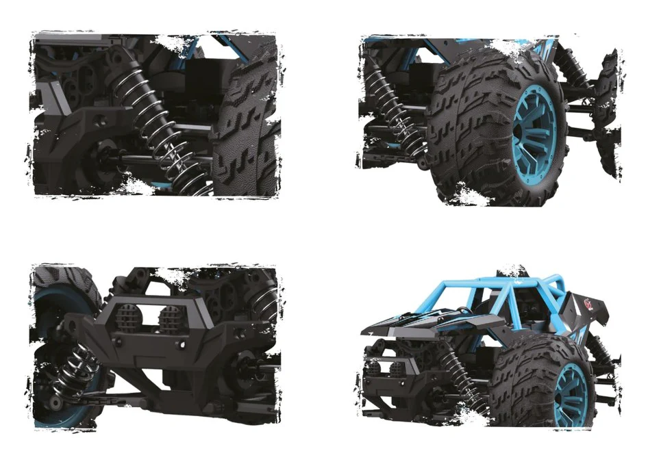 DF Models Voiture Jouet RC Fun Racer" 1/14 RTR Bleu 2.4gHz - 3160 - Image 3