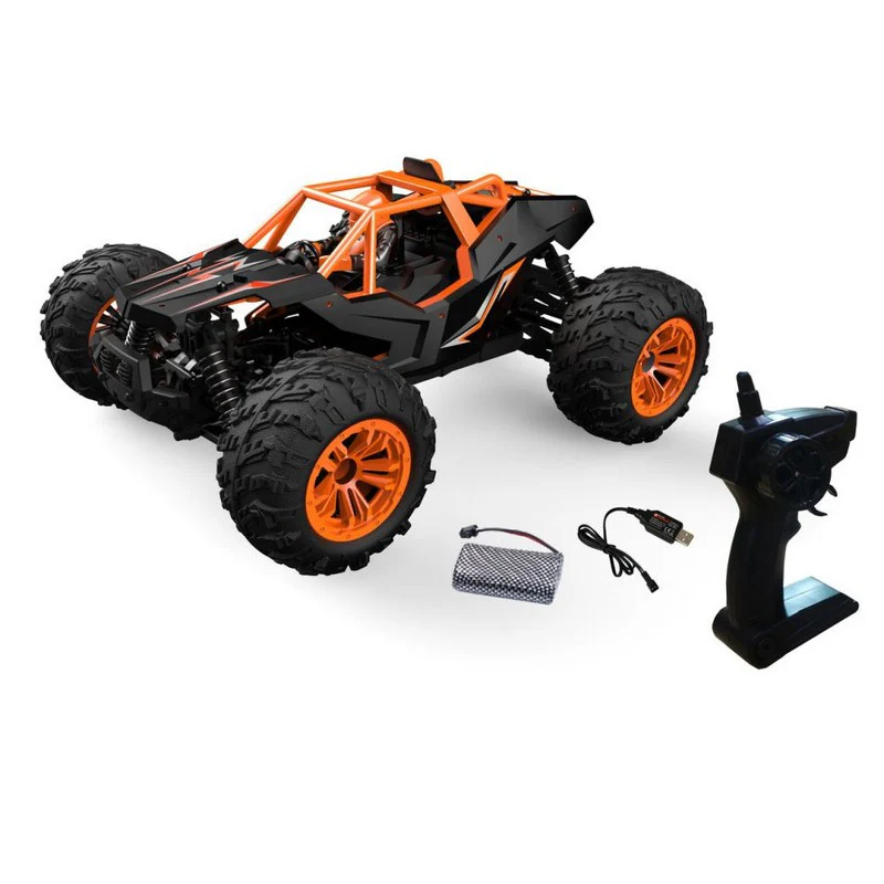 DF Models Voiture Jouet RC Fun Racer" 1/14 RTR Orange 2.4gHz - 3158