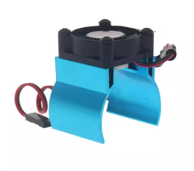 Dissipateur thermique en aluminium bleu avec ventilateur type 540