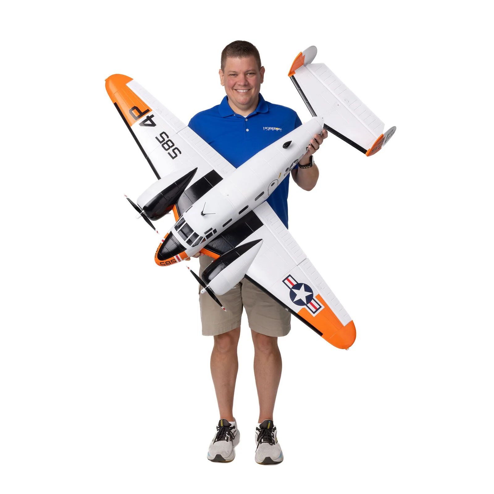 E-Flite Beechcraft D18 RC-45J 1.5m AS3+ SAFE BNF EFL3726 - Image 13