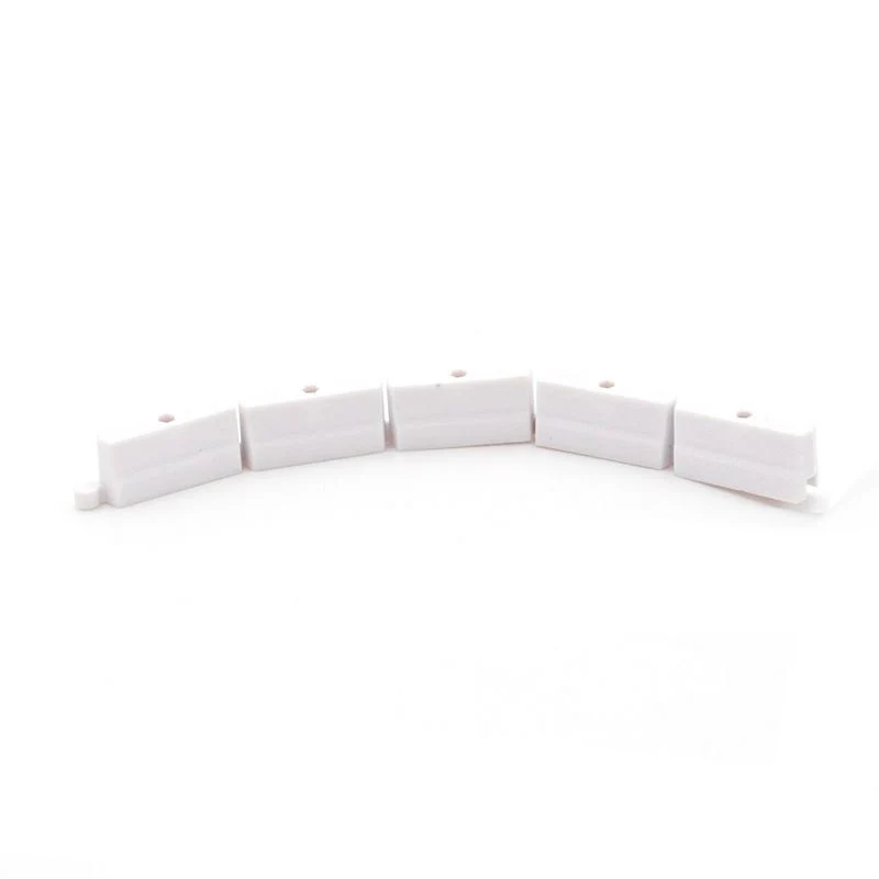 Elements de rail en plastique blanc pour piste turbo Racing (50 pcs)  - TB-760075 - Image 3