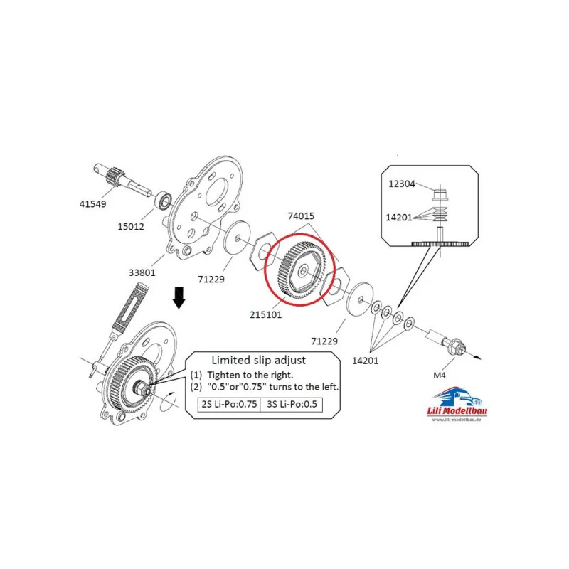 Engrenage 52T AT4 - CRO97400847 - Image 2