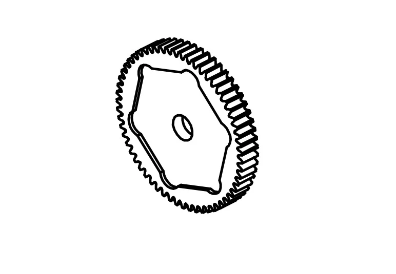 Engrenage principal central en acier - 1610156