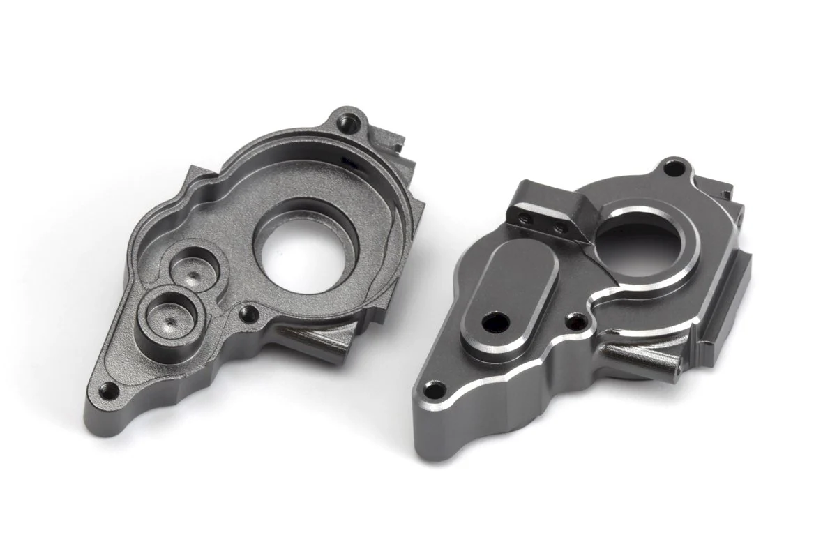 Ensemble de boîte de vitesses en aluminium Maverick RC (gris) - MV150855
