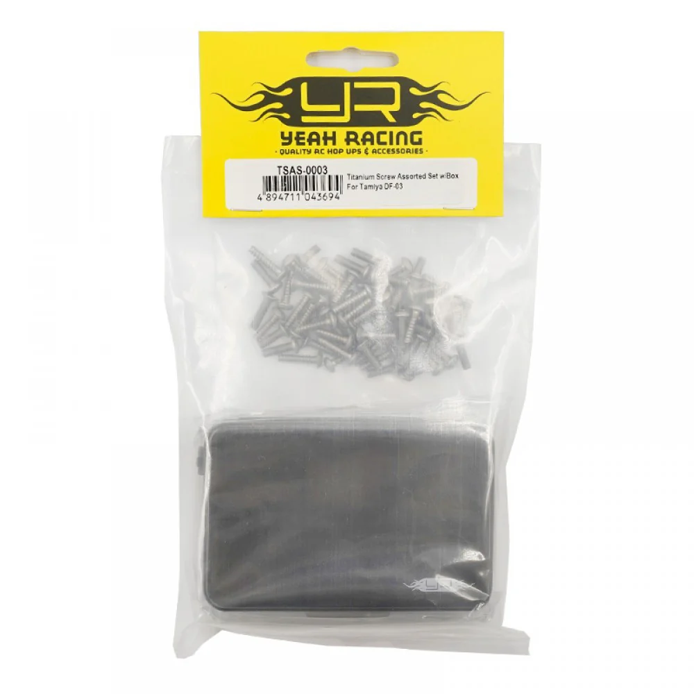 Ensemble de vis en titane assorties avec boîte pour Tamiya DF-03 - Image 2