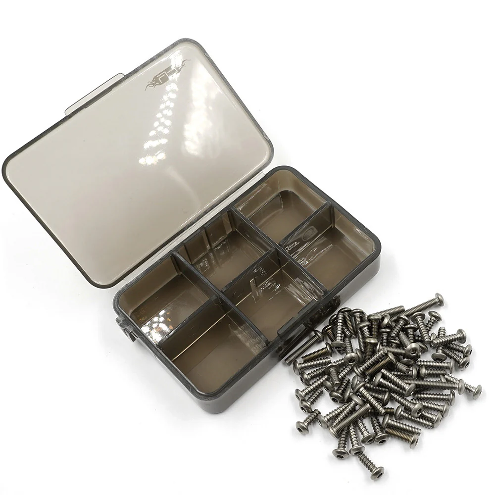 Ensemble de vis en titane assorties avec boîte pour Tamiya Lunch Box
