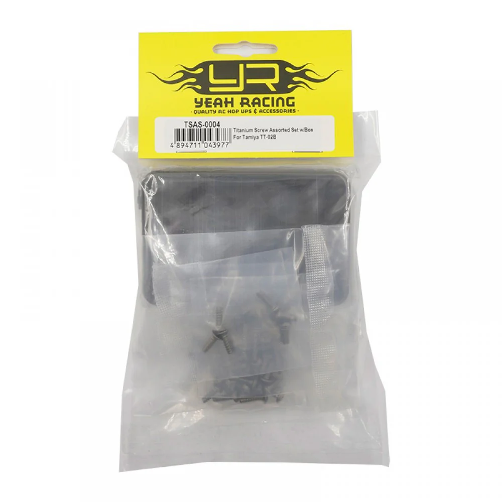 Ensemble de vis en titane assorties avec boîte pour Tamiya TT-02B - Image 2