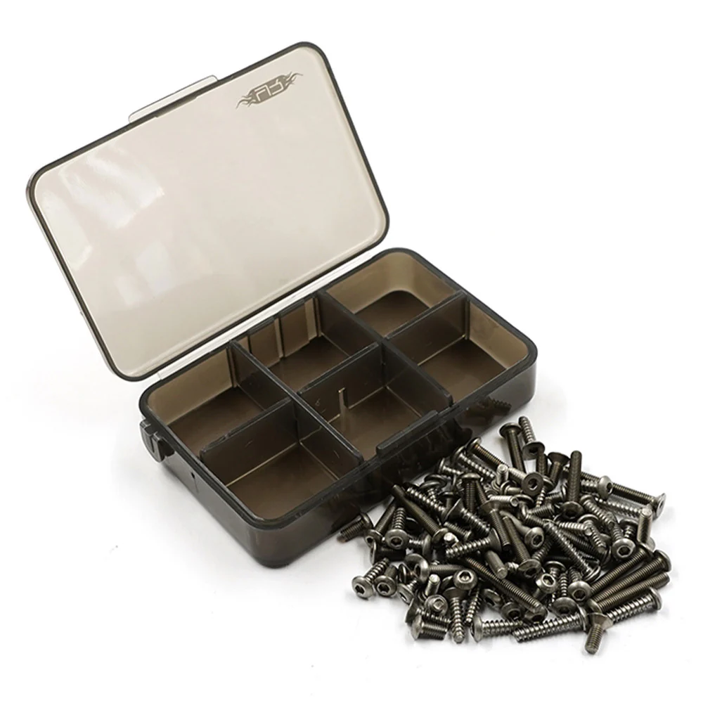 Ensemble de vis en titane assorties V2 avec mini-boîte pour Tamiya Top Force Evo 2021
