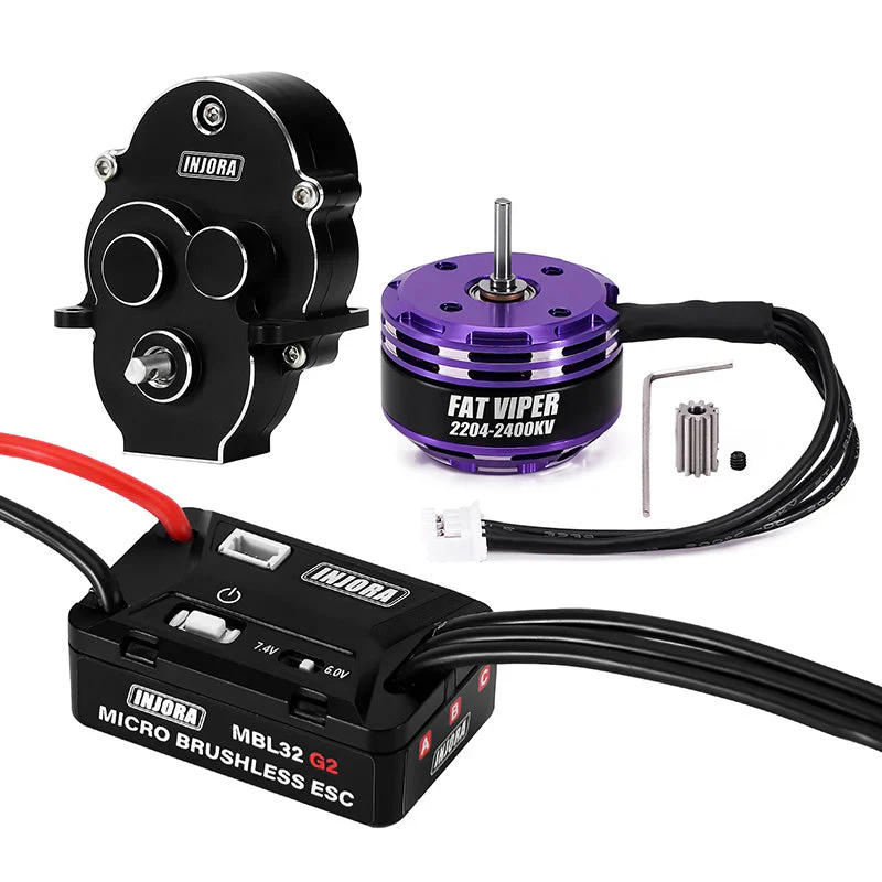 ESC brushless étanche MBL32 G2 et moteur 2204 Fat Viper pour 1/18 TRX4M - MBL32G2-INM17 - Image 7