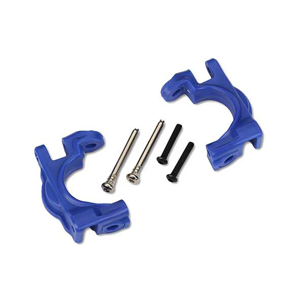 Etriers de fusées gauche et droite renforcées bleue (pour kit upgrade 9080) - 9032X