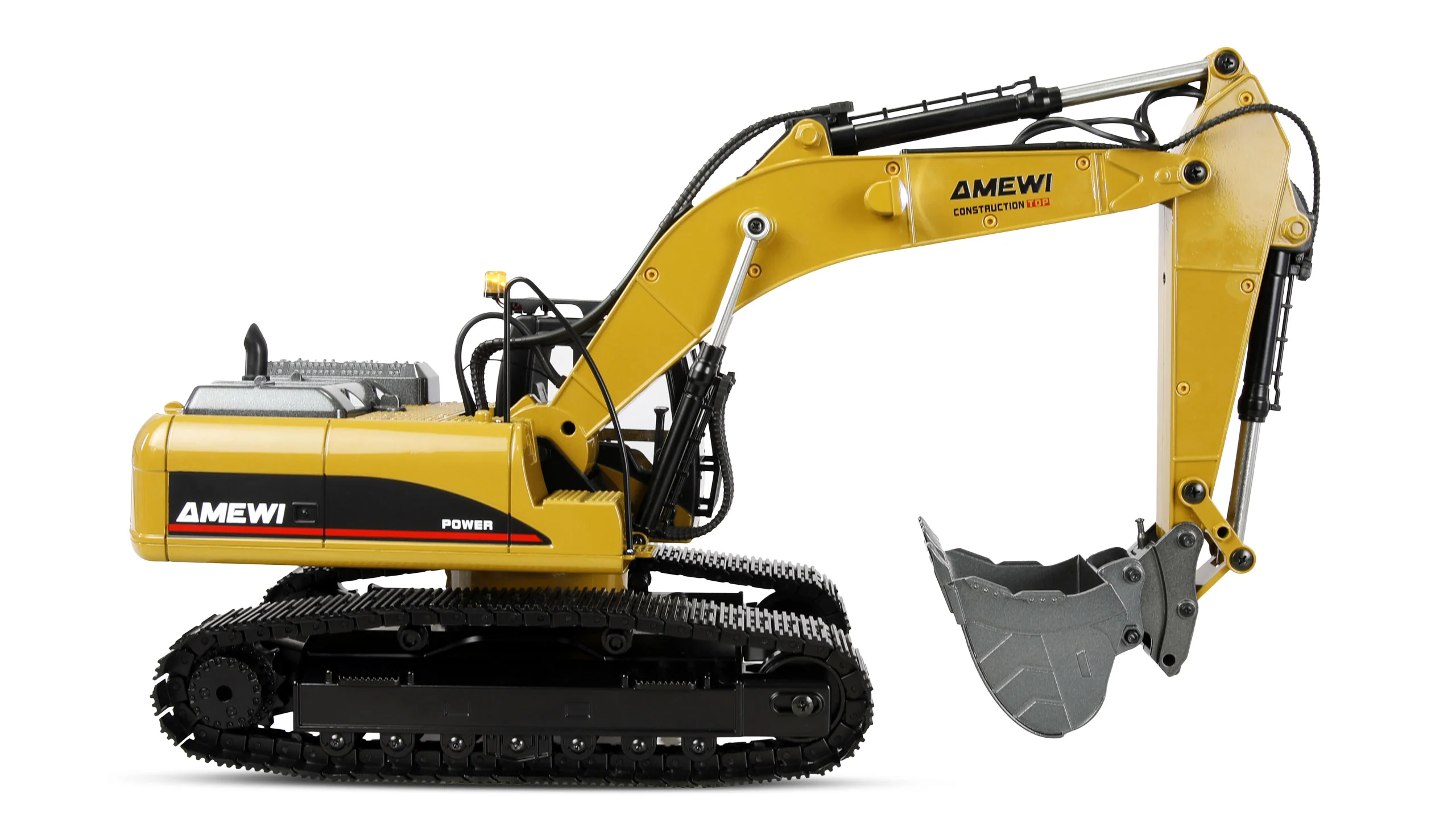 Excavatrice G705E Métal 1:14 RTR jaune - 22732 - Image 4