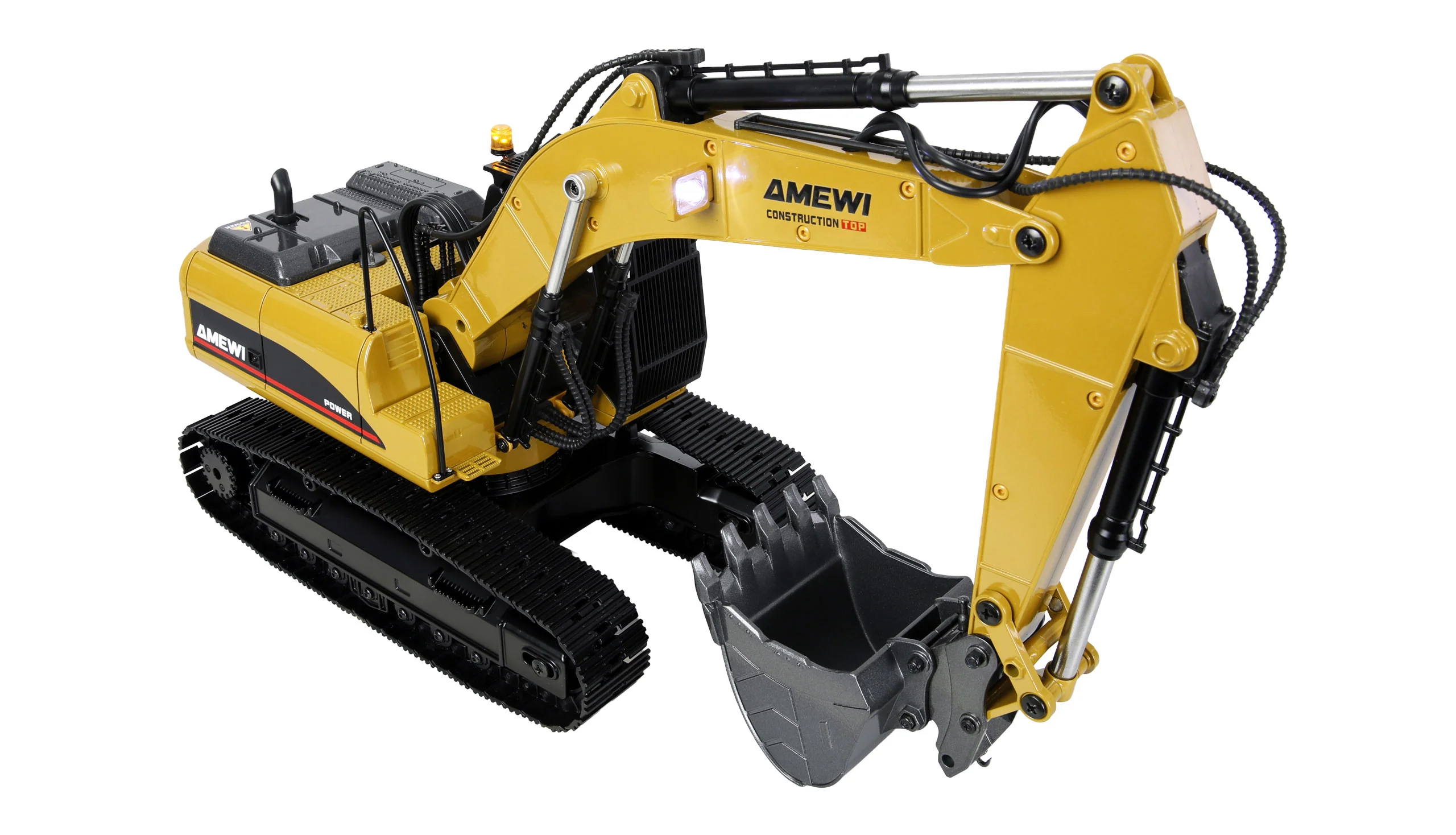 Excavatrice G705E Métal 1:14 RTR jaune - 22732 - Image 9
