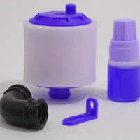 Filtre à air Fastrax 1/8e avec huile reconstructible - Bleu - FAST960B