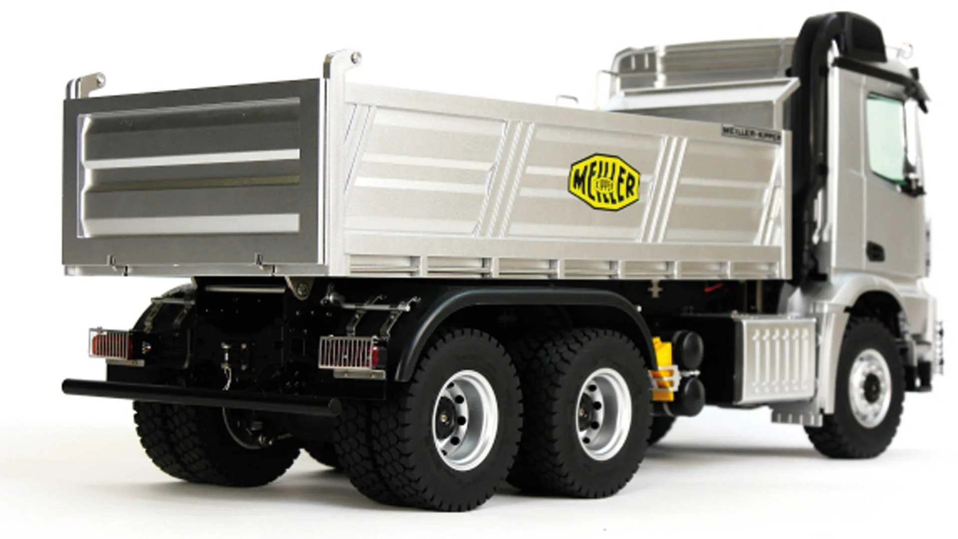 FM Electrics Camion Mercedes-Benz Arocs 6x6 en métal Benne basculante électrique 1:14 - Image 2