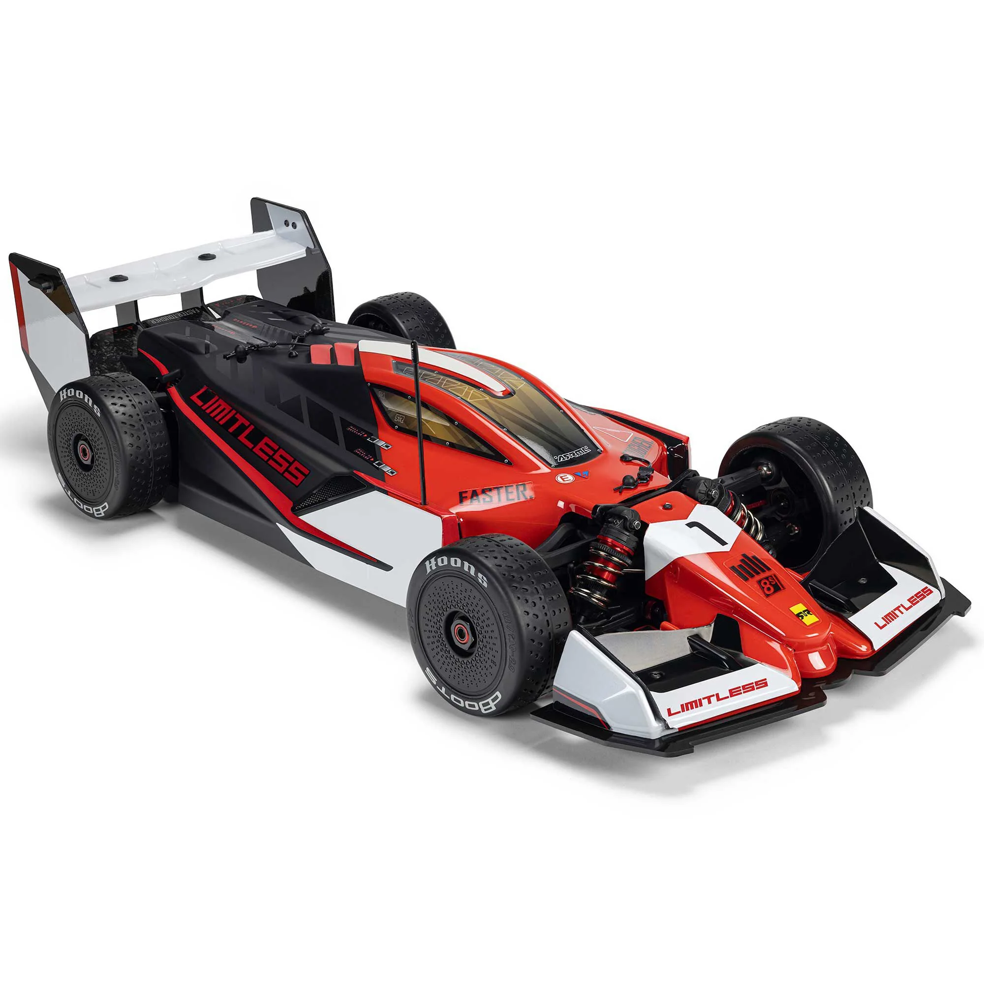 Formule 1 Limitless ARRMA 1/7 8S AVC 4X4 RTR Brushless Rouge/Noir - ARA7816T1 - Image 2