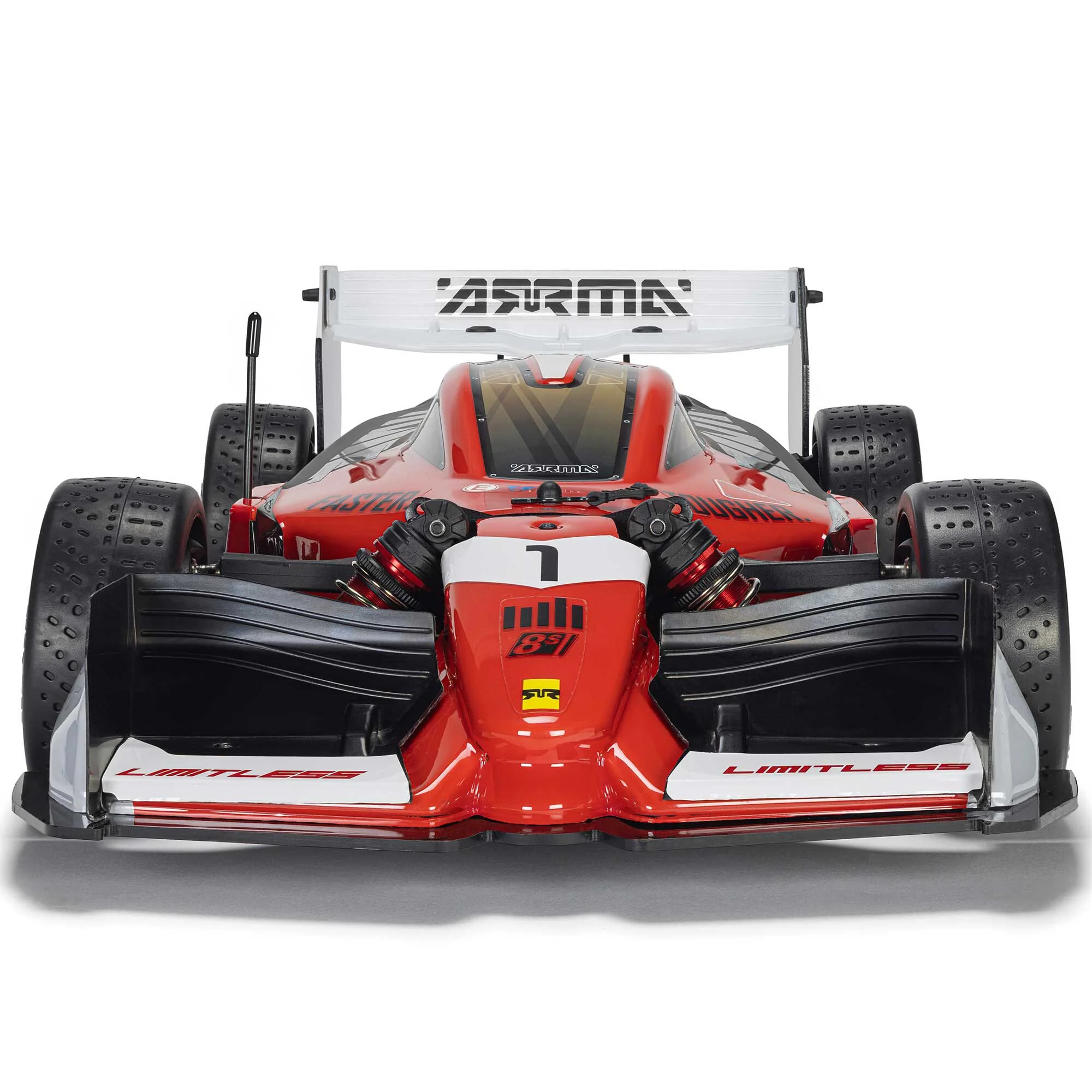 Formule 1 Limitless ARRMA 1/7 8S AVC 4X4 RTR Brushless Rouge/Noir - ARA7816T1 - Image 3