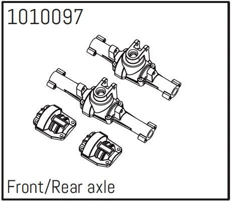Front/Rear Axle Set - PRO Crawler 1:18