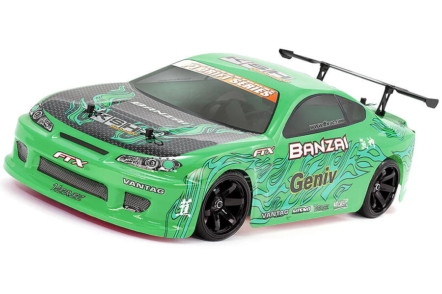 Voiture RC Drift 1/10 FTX Banzai RTR 5529 verte