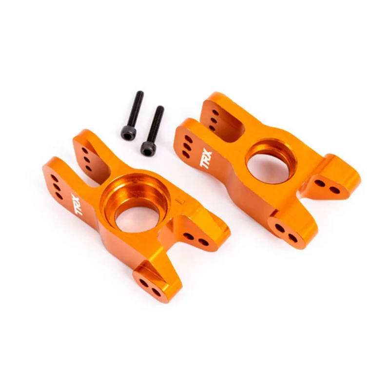 Fusée arrière G/D (x2) Alu anodisé orange - Traxxas 9552T