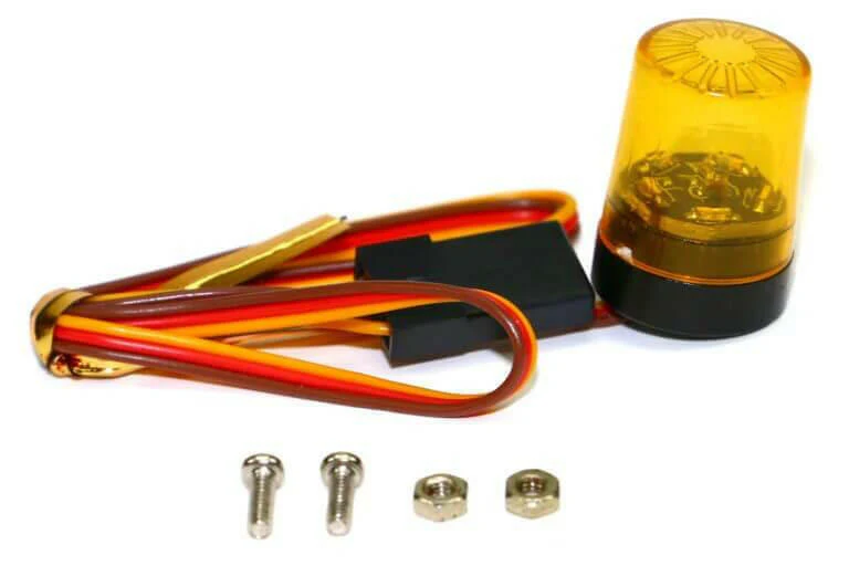 Gyrophare de toit V5 Orange pour modèles 1/10 RC - HRC 8737O5
