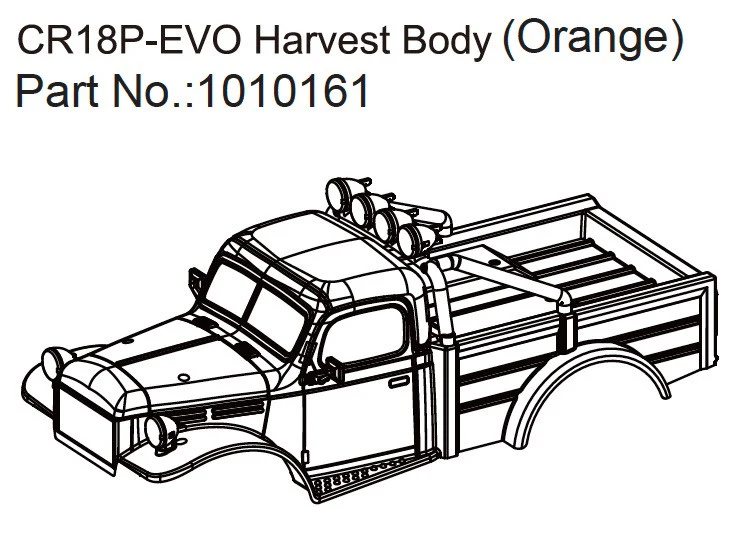 Harvest Body (orange) - EVO 1:18