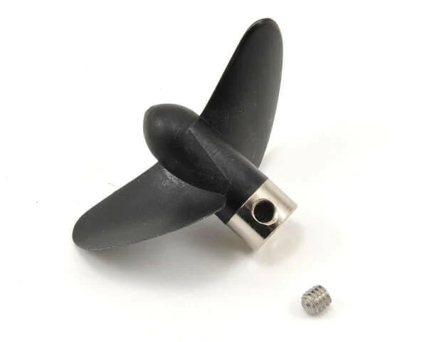 Hélice gauche 4.0mm gs (set screw) (1) - villain - Traxxas 1584