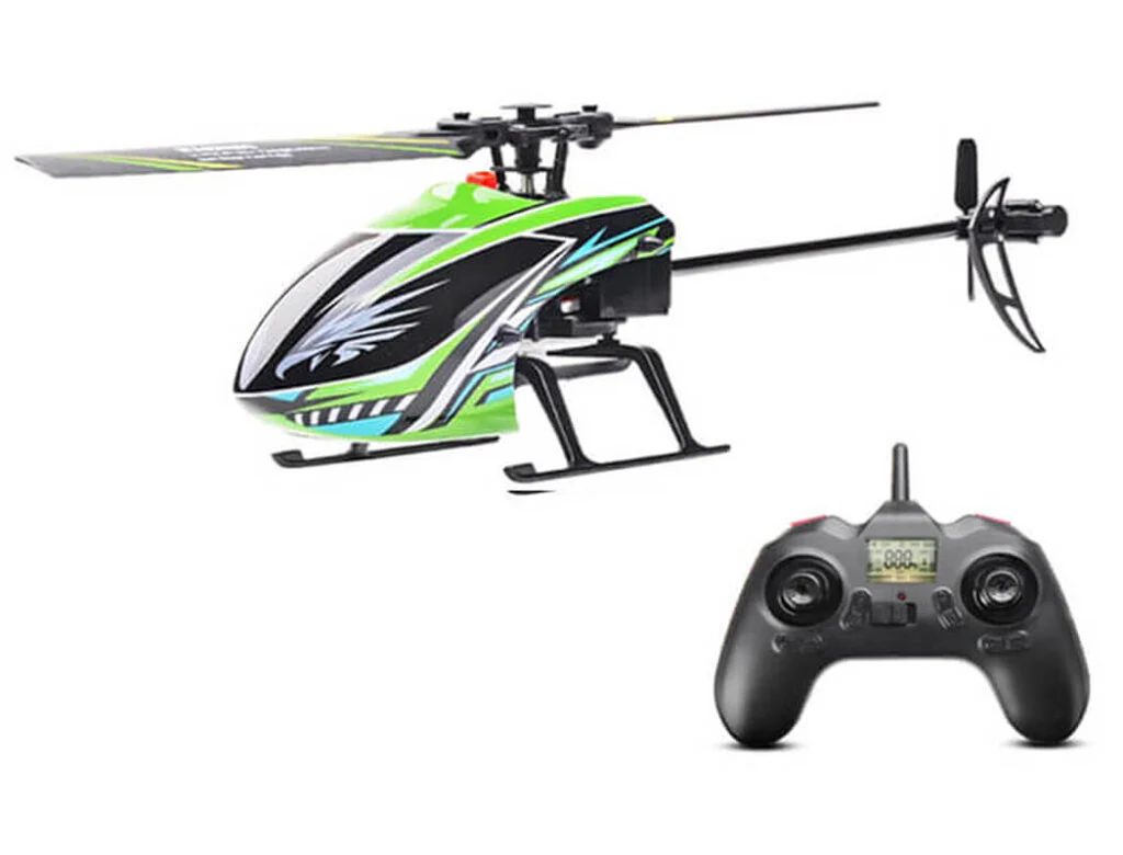 Hélicoptère RC Mono rotor Kootai F03 4 voies Flybarless vert