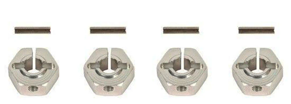Hexagones de roues alu Gris 12mm - T2M - T422572G