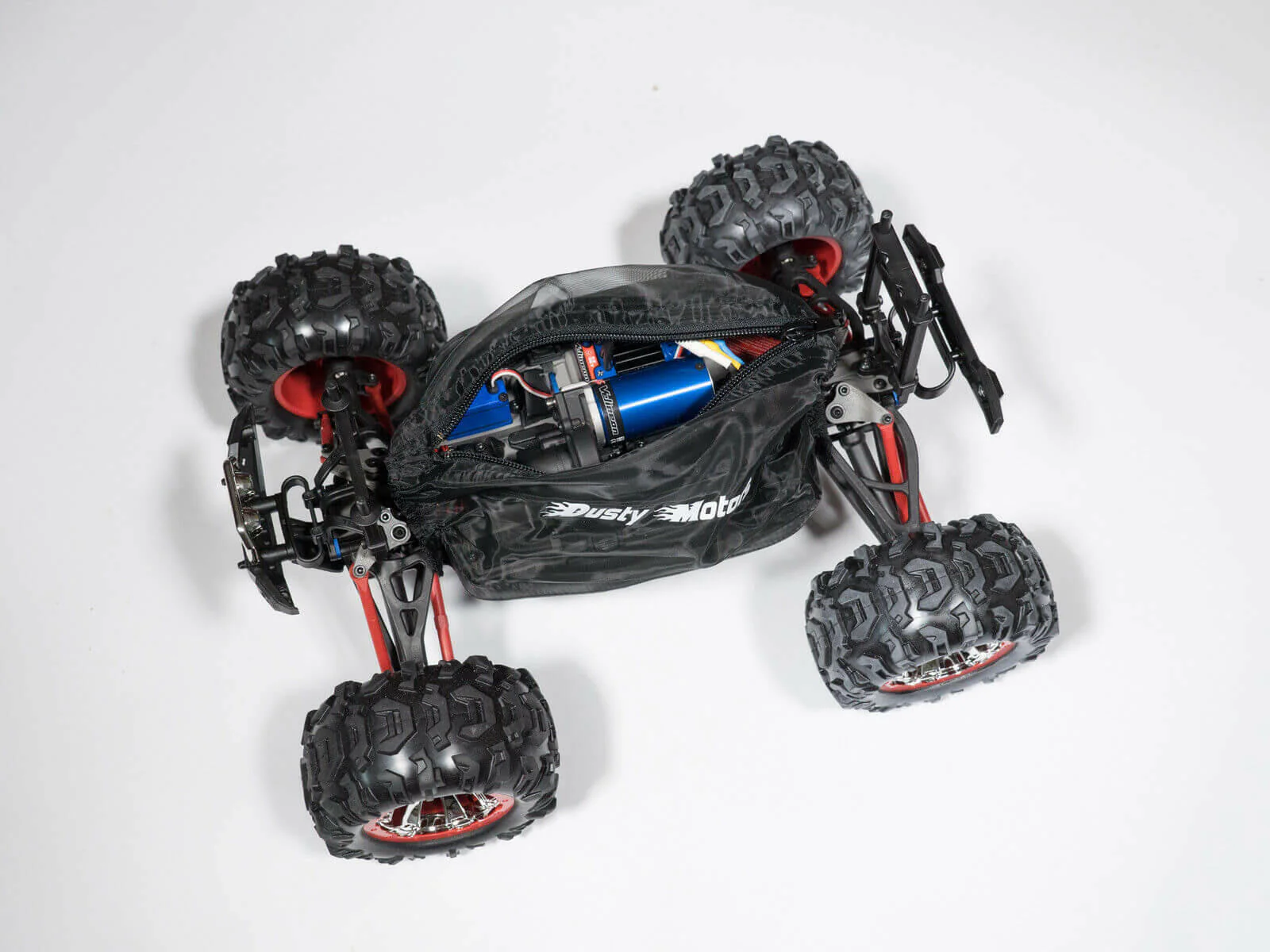 Housse de protection Noir Traxxas E Revo, Summit, Rally 1/16 Dusty Motors - Image 3