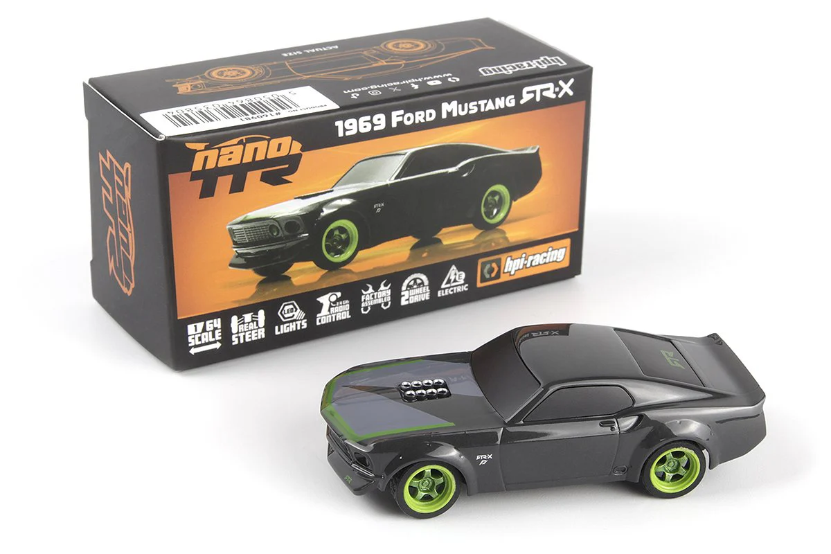HPI 1/64 nano TTR 1969 Ford Mustang RTR-X (voiture uniquement) - HP160981 - Image 3