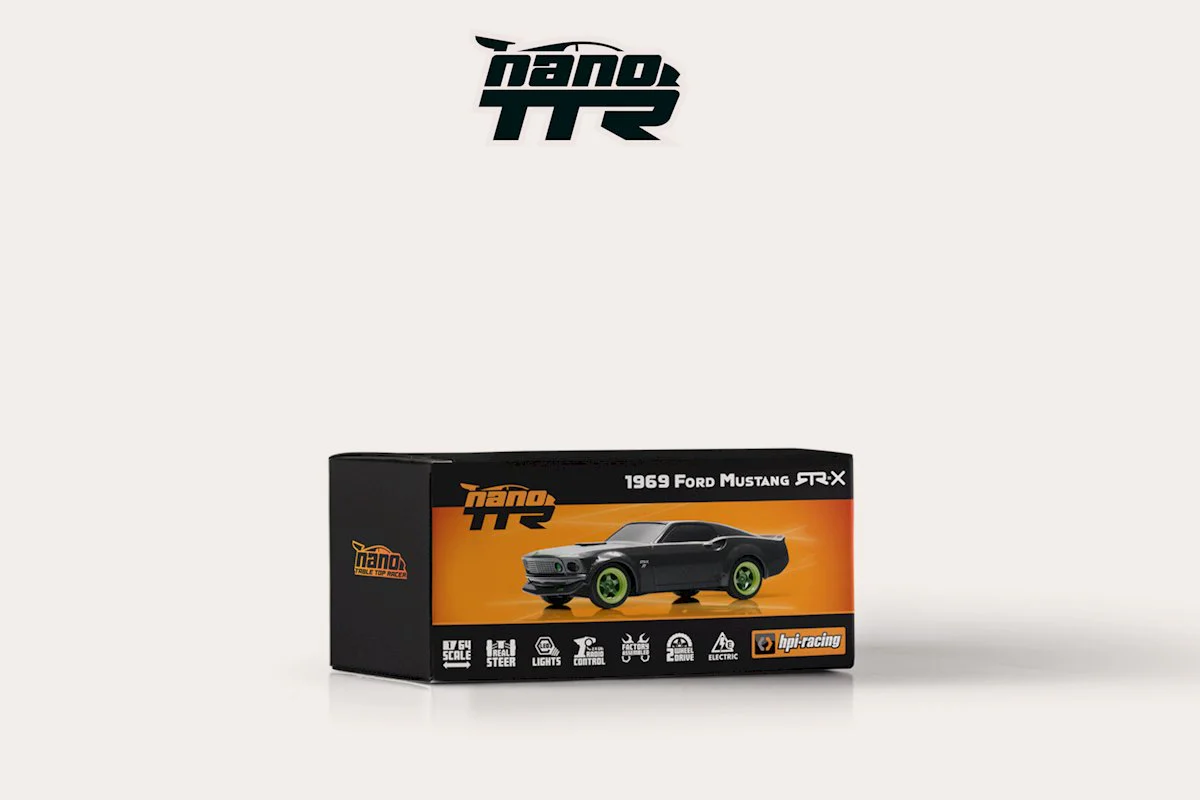 HPI 1/64 nano TTR 1969 Ford Mustang RTR-X (voiture uniquement) - HP160981 - Image 6