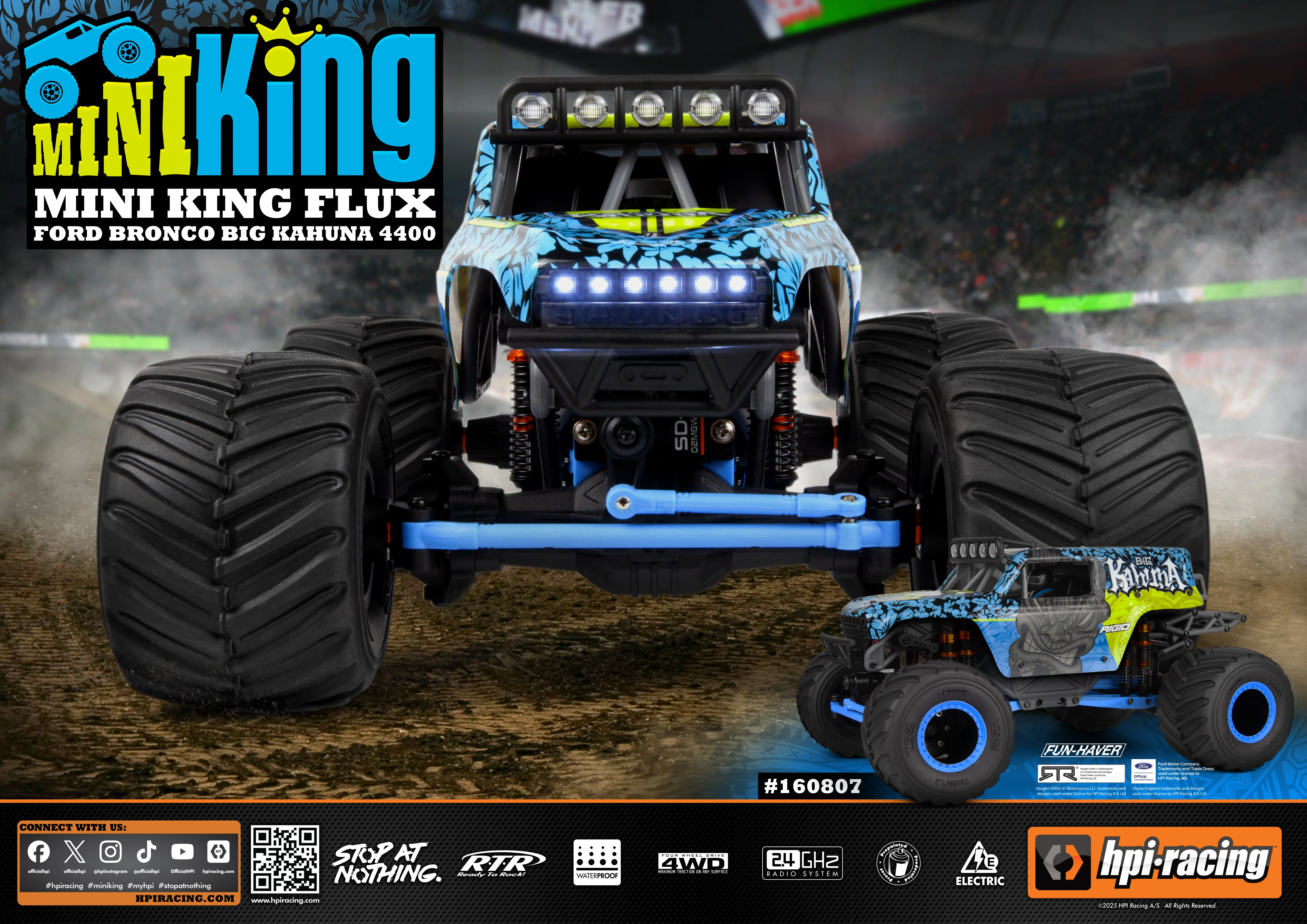 HPI Monster 4x4 King 1/18 Ford Bronco Big Kahuna 160807 - Image 10