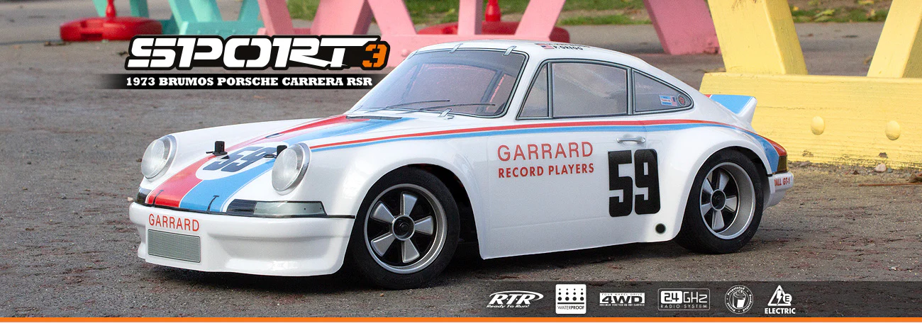 HPI Racing Sport 3 1973 Brumos Porsche Carrera RSR 160787 - Image 18