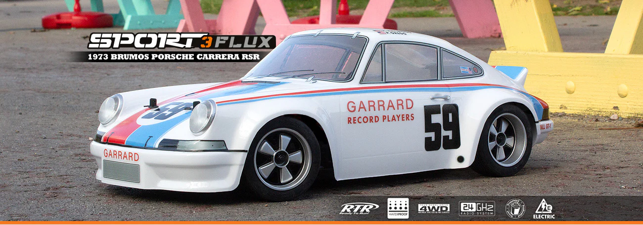 HPI Sport 3 Porsche 1973 Brumos Porsche Carrera Brushless 3S 160788 - Image 15