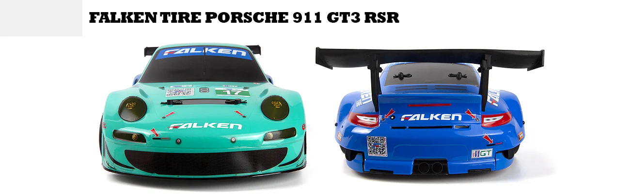 HPI Racing Sport 3 Porsche 911 GT3 RSR Falken FLUX - HP160781 - Image 11