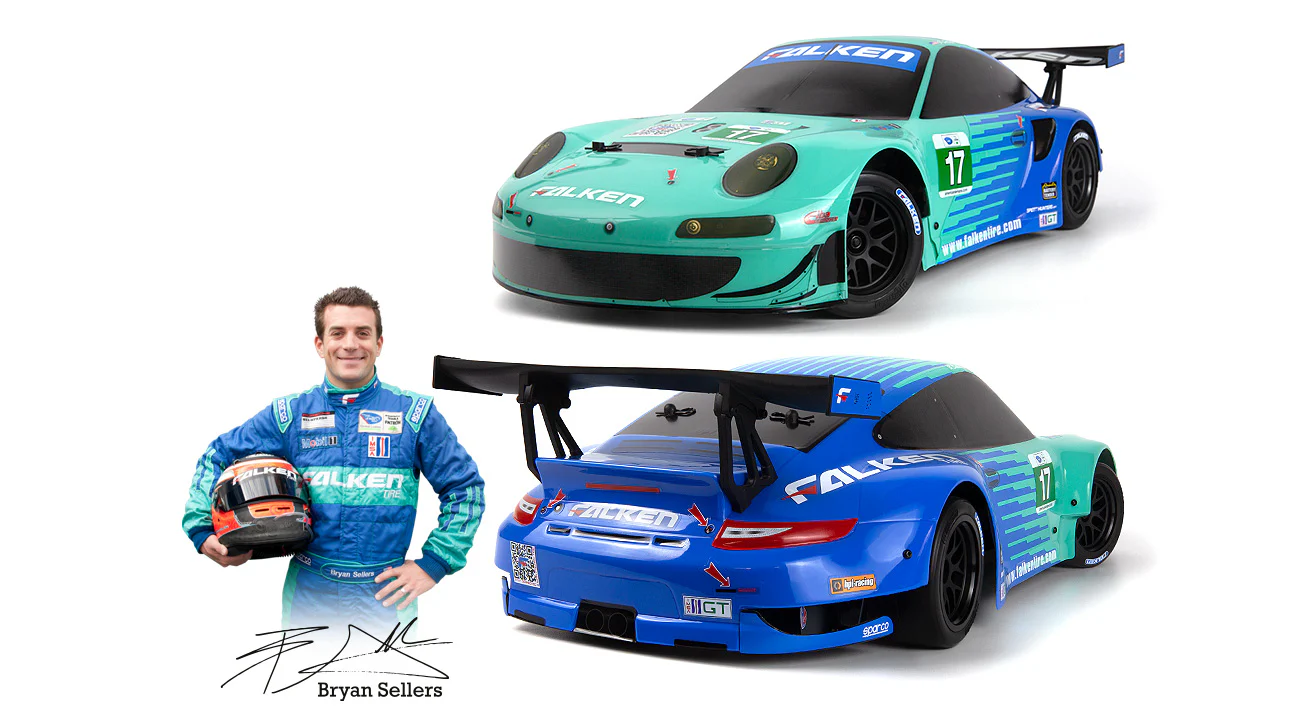 HPI Racing Sport 3 Porsche 911 GT3 RSR Falken FLUX - HP160781 - Image 9