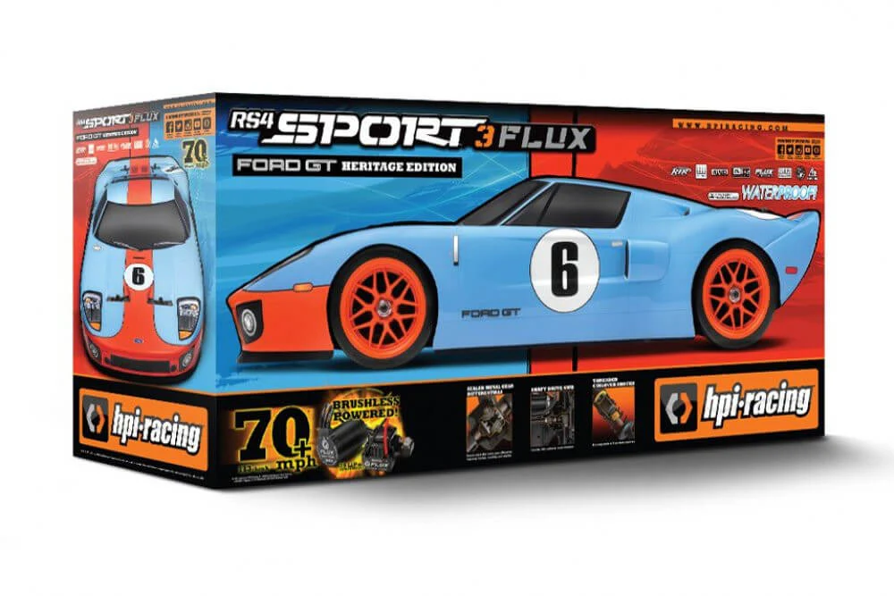 HPI RS4 Sport 3 Flux Ford GT Heritage Edition RTR 120098 - Image 8