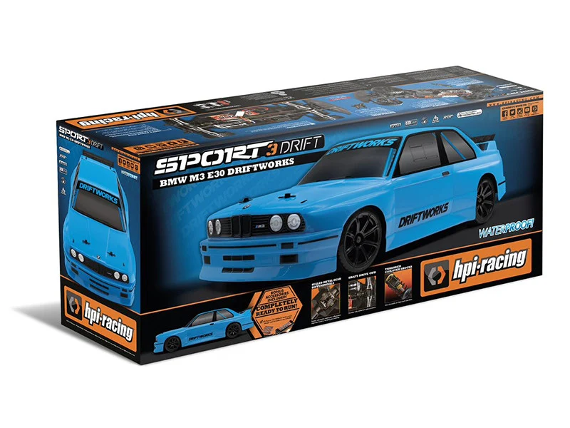 HPI Voiture RC Drift 1/10 RS4 Sport 3 BMW E30 Driftwork - 160422 - Image 4