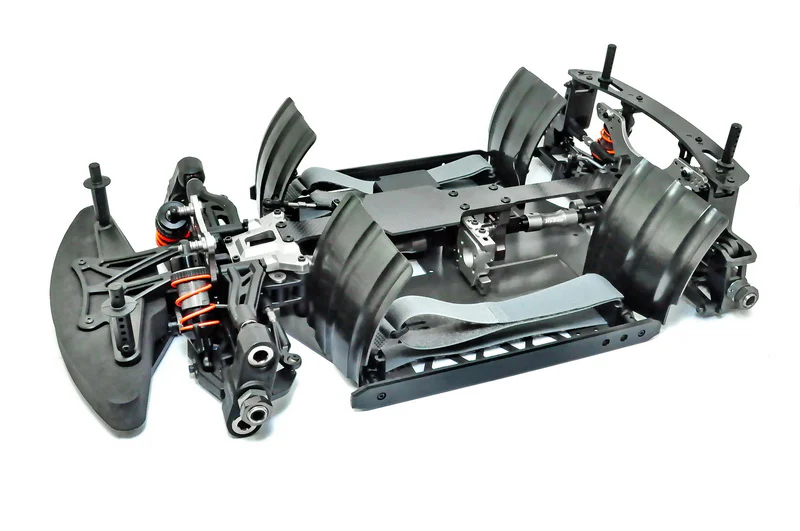 Hyper VTE2 On-Road Extreme Speed 1/8 chassis seul prémonté HB-VTE2-8