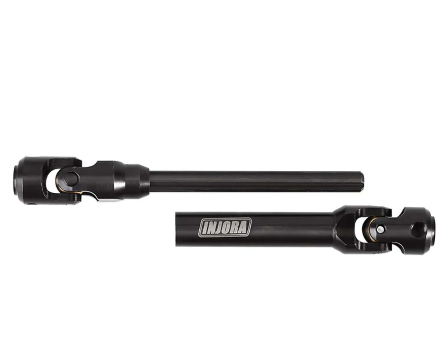 INJORA Arbre d'entraînement robuste en acier pour voiture 1/10 RC 104-139mm
