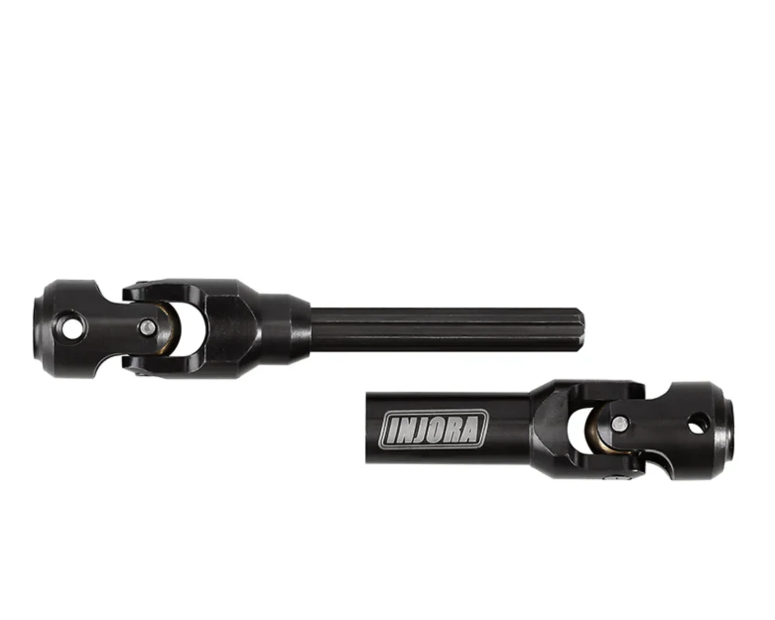 INJORA Arbre d'entraînement robuste en acier pour voiture 1/10 RC 84-102mm