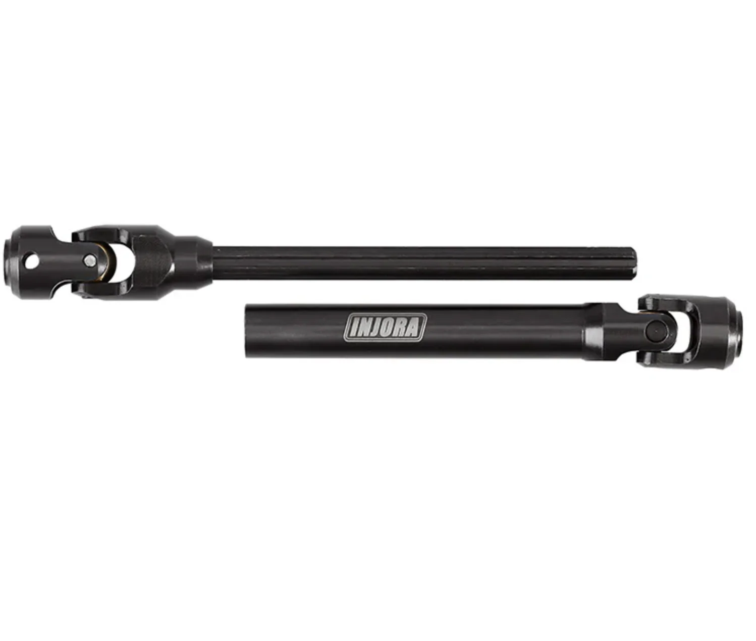 INJORA Arbre d'entraînement robuste en acier pour voiture 1/10 RC 94-119mm
