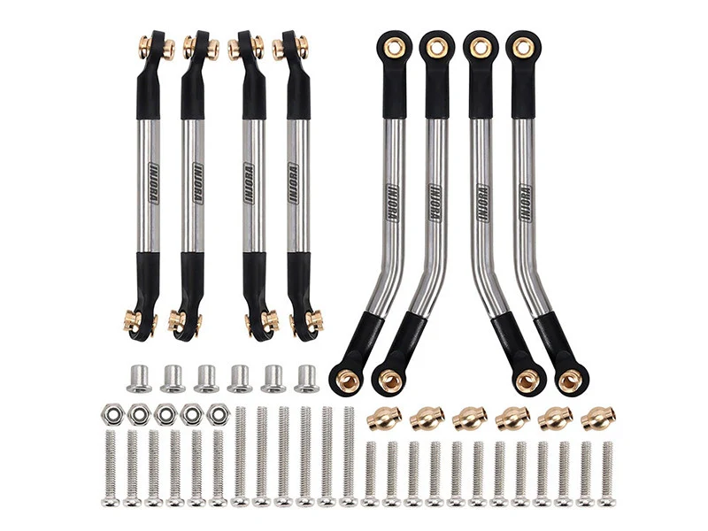 Injora Kit de biellettes alu pour FMS 1/18 FCX18