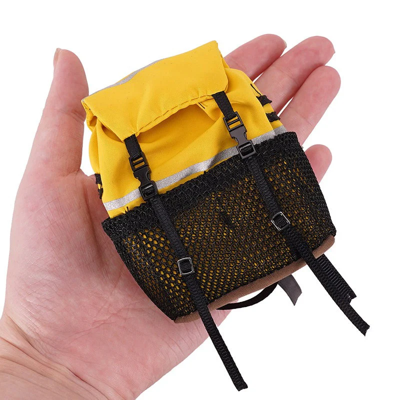 INJORA Mini sac à dos de décoration jaune pour crawler RC 1/10 - INA-114YE - Image 9