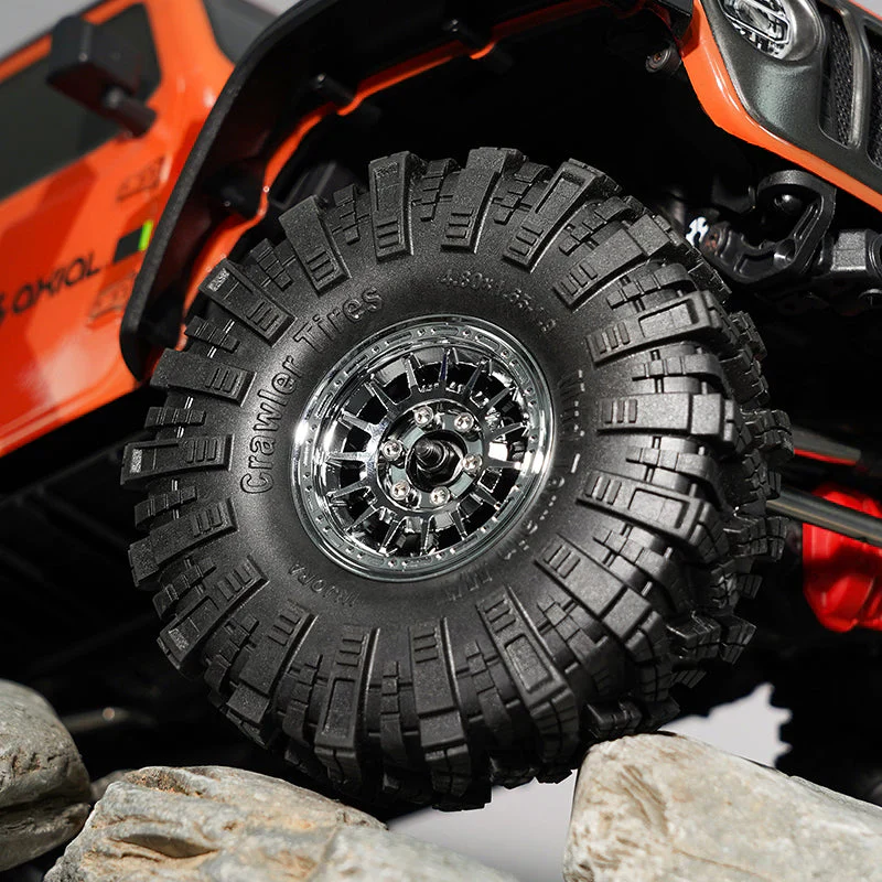 Jantes multi-rayons INJORA 1,9" en aluminium CNC pour crawler RC 1/10 - DGW-1902CH - Image 4